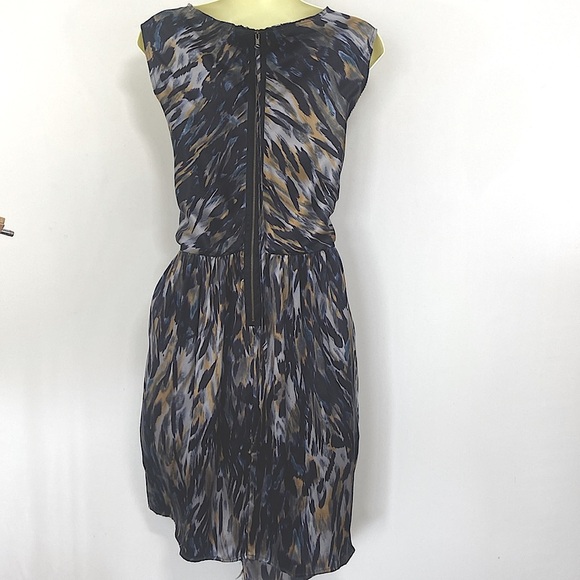 Ulla Johnson Silk Flap Open Slit Midi Dress NWOT Sz 4 - Picture 8 of 9